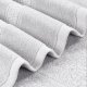 4-Pack Bath Towel Set, (27 x 54 inches) 100% Ring-Spun Cotton, Lightweight, Highly Absorbent Quick-Dry Towels (Silver)