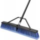 24" Push Broom Outdoor Heavy Duty Broom - Blue