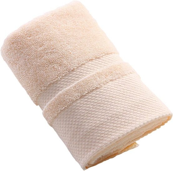 Hand towels are soft, fluffy and highly absorbent for everyday use 100% Cotton Towel (Beige, 13.4X29)