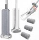 360 Hands-Free Self Wringing Floor Cleaning Mop, with 4 x Washable Pads,White