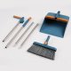 Broom and dustpan set, upright broom and dustpan comb
