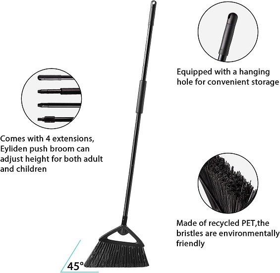 Heavy duty broom, outdoor broom